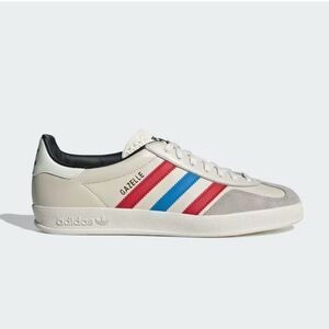 New ICONIC GAZELLE SHOES MADE WITH SUPPLE SUEDE Blue Bird Better Scarlet Mens 11